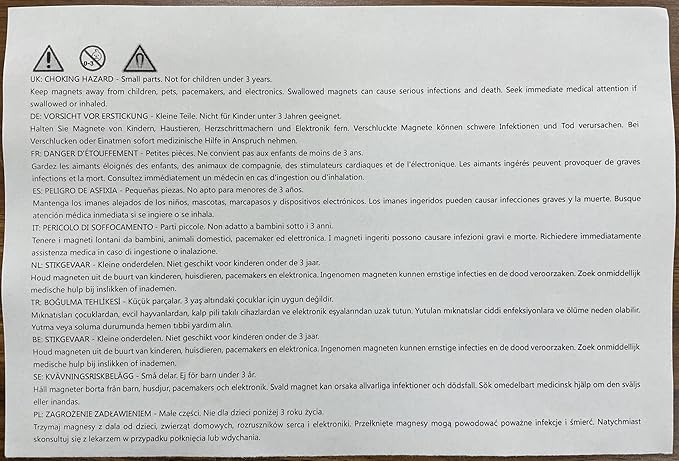 Qualsen Fridge Magnets, 20pcs Refrigerator Magnets, Small Magnet for Whiteboard, Mini Cute Magnet for Fridge, Locker, White Board, Kitchen, Office, Classroom (10 Colors)