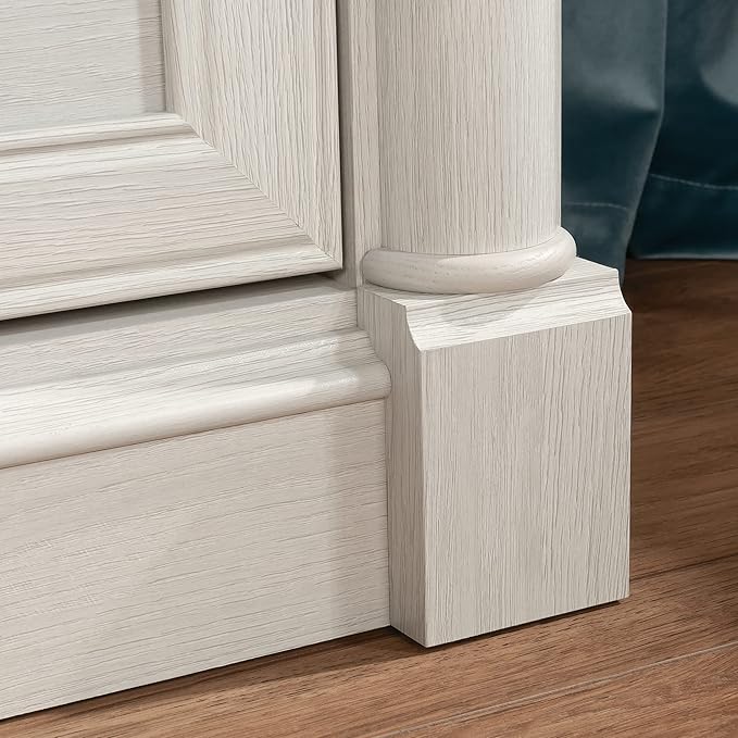 Sauder Palladia 2 Drawer File Cabinet, Lateral Filing Cabinets for Home Office, Hanging File Folders Organizer, Interlocking Drawers, in Glacier Oak Finish