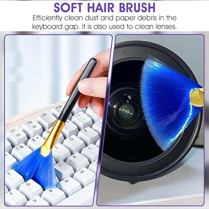 Swanky Screen Cleaner Kit: 6-Pack Microfiber Cloths & Electronic Cleaner Spray for TV, iPad, iPhone, Monitor & Laptop (17 Oz)