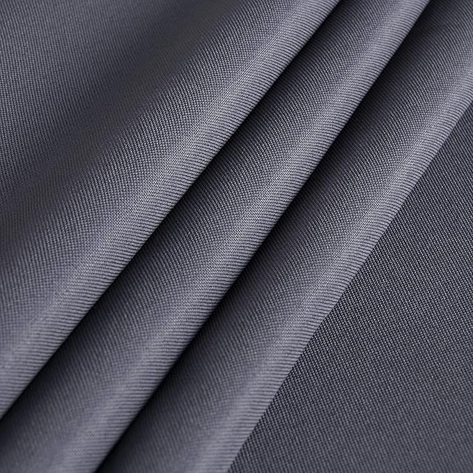 Sancua Rectangle Tablecloth - 70 x 108 Inch, Grey, Polyester, Stain & Wrinkle Resistant, Perfect for Dining Table, Buffet, Parties, Camping