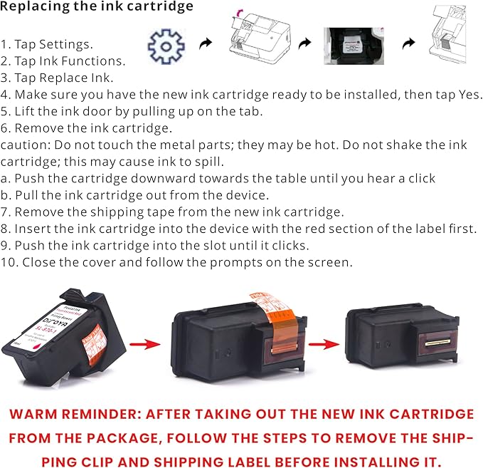 SL-870-1 Ink Cartridge 18ML High Yield Replacement for Pitney Bowes SendPro Mailstation Fluorescent Red Postage Ink (CSD1) (1 Pack)