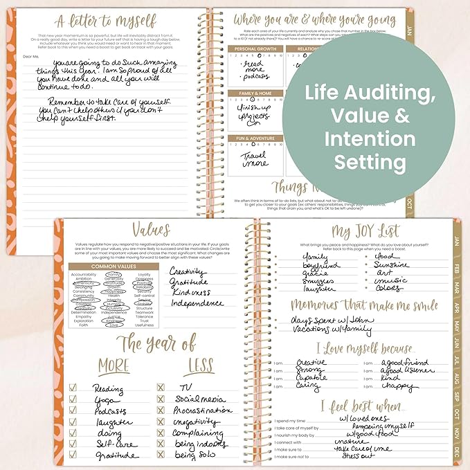 bloom daily planners 2026 Planner (January to December) - 8.5” x 11” Weekly & Monthly Dated Agenda Organizer Book with Stickers & Tabs - Flexible Soft Cover - Moments of Grace