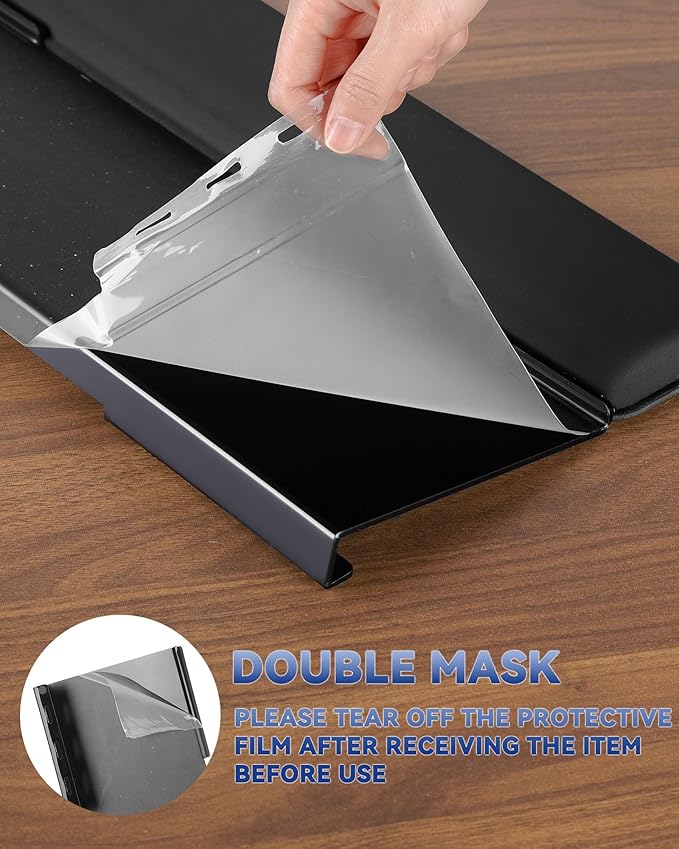 Computer Keyboard Stand for Desktop, 2-Level Height Adjustment Keyboard Wrist Rest, Non-Slip Key Board Riser Pad for Office, Gaming, and Home Desks