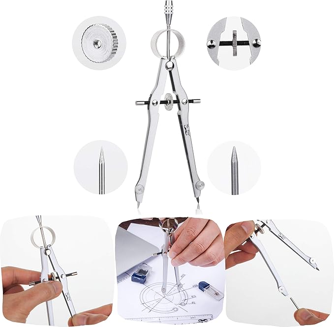 Mr. Pen- Protractor and Compass Set, Compass Protractor Set, Protractor, Compass for Geometry, Math Compass, Compass School, Math Compass and Protractor, Geometry Tools Set, Back to School Supplies