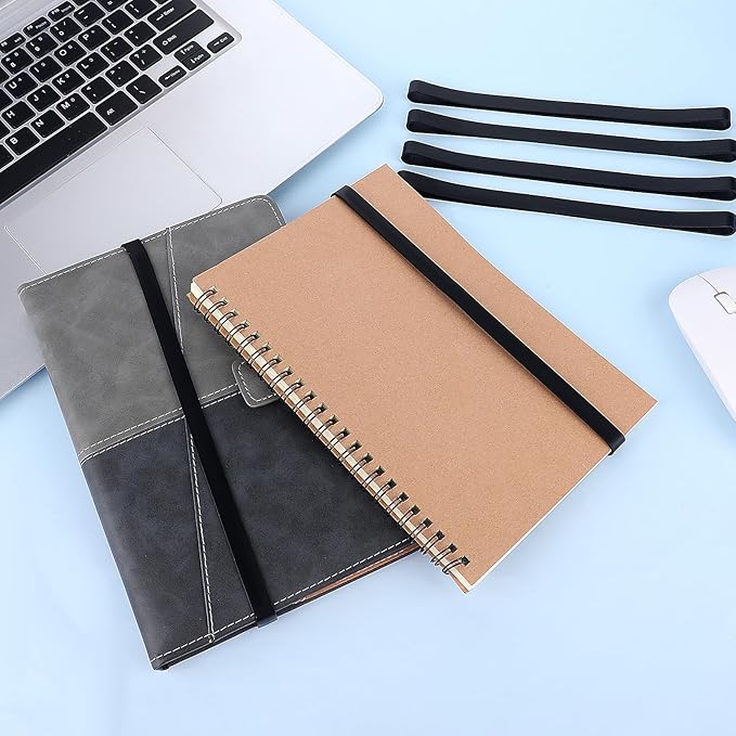 10 Pcs Large Rubber Bands, 8 Inches Heavy Duty Rubber Bands Big Elastics Band for Wrapping Outdoor File Folders Office Home Notebook