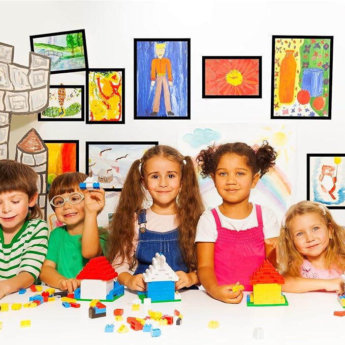 8.5 x 11 Paper Diploma Frame with High Definition PVC Window Paper Certificate Degree Document Holder Picture Photo Frames Display Gallery Wall Frame Art Frames for Tabletop and Wall Display(60,Black)