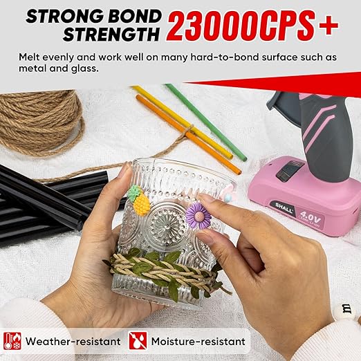 SHALL Full Size Hot Glue Sticks, 0.43” Dia x 8” Long, 100 Pack Black Glue Gun Sticks for All-Temp Glue Guns, Hot Melt Adhesive Glue Sticks Multipurpose for DIY Art Craft Sealing Repair Festival Decor