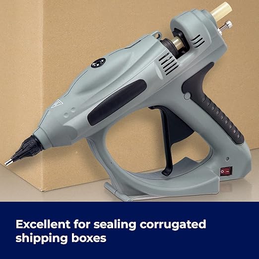 ASA Hot Glue Sticks for Glue Gun - 5/8" x 15" | High-Strength Hot Gun Sticks Adhesive for Corrugated Materials | Industrial Grade for Packaging & Woodworking | Pack of 185