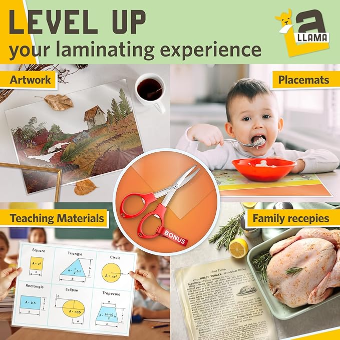 Thermal Laminating Pouches, 11.5 x 17.5 Inches, 3 Mil Thick, 20 Pack, Suited for Menu Size Laminating Sheets 11 x 17