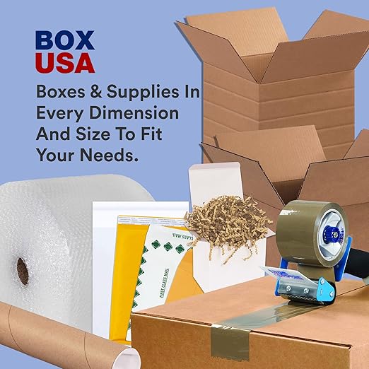 BOX USA Packing Paper Roll 1440'L x 48"W - 1,000 Sheets 17” Long Equivalent - Large White Newsprint for Shipping, Packaging, Storage and Moving Supplies
