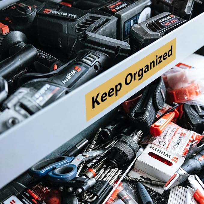 Label KINGDOM 24mm Gold Label Tape Replacement for Brother P-Touch TZe-851 1 Inch Black on Gold TZe TZ Tape 24mm 0.94 Laminated Compatible with Brother PTD600 PTD610AD PTP700 PT2730, 3-Pack