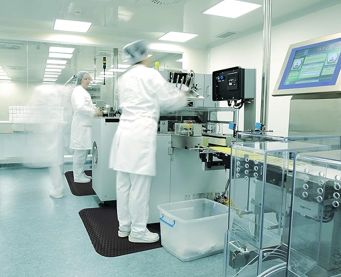 M+A Matting Hog Heaven Anti Fatigue Mat - Welding Safe, Slag Proof, Grease and Oil Proof, Industrial Grade Mat for Commercial Areas (3' x 5', 7/8" Thick)