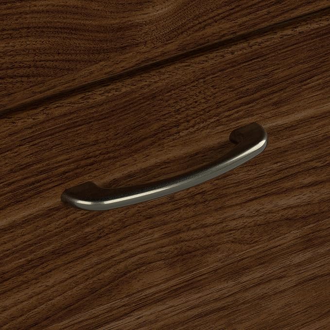 Bush Furniture Cabot 2 Drawer Lateral File Cabinet in Modern Walnut, Home Office Chest for Letter, Legal, and A4-size Document Storage