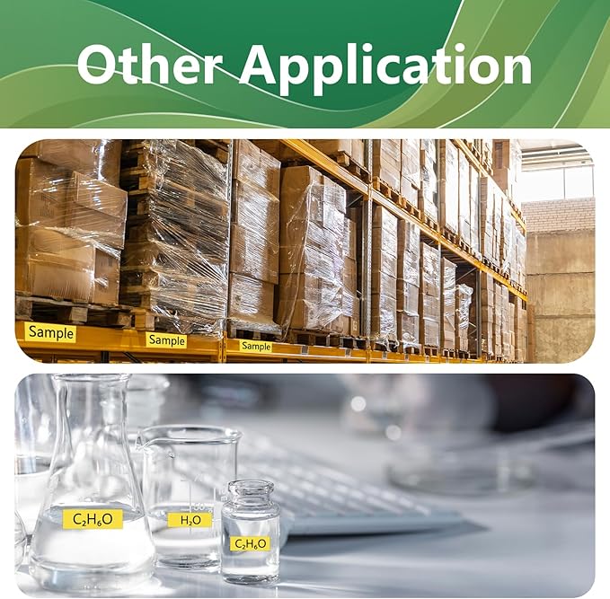 Tape TZe-631 Yellow TZ TZe Compatible with Brother P Touch Label Maker Tape TZe631 TZ631 12mm 0.47'' Laminated Black on Yellow Label Tape for PT D200 D210 D220 D400 PTH110 Cube, 3-Pack