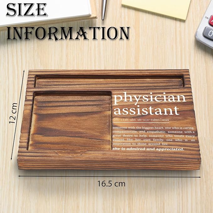 Appreciation Gifts for Physician Assistant Sticky Note Holder, Thank You Gift Physician Assistant PA Week Gifts Self-Stick Note Pad Holders for Clinics or Hospitals TZP71