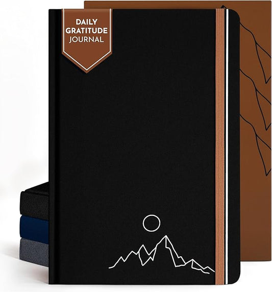 RYVE Gratitude Journal for Men – 6-Month Guided Mindfulness Journal with Prompts, Daily Writing & Reflection, Mindfulness Gifts for Men
