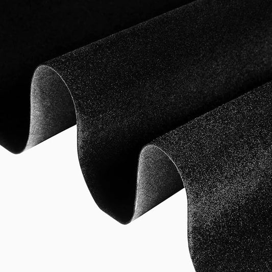 FunStick 15.8"x240" Self Adhesive Felt Fabric Sheets Black Velvet Fabric for Art and Crafts Soft Velvet Drawer Liner for Dresser Jewelry Box Peel and Stick Back Felt Sheets Thick Velvet Flocking Liner
