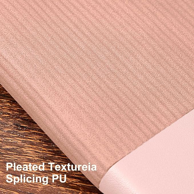 Lined Journal Notebook for Work College Ruled Note Book 7.2"x9.6"B5 PU Leather Daily Journaling 160 Pages for Women Men Writing Home School Supplies Business (Pink)