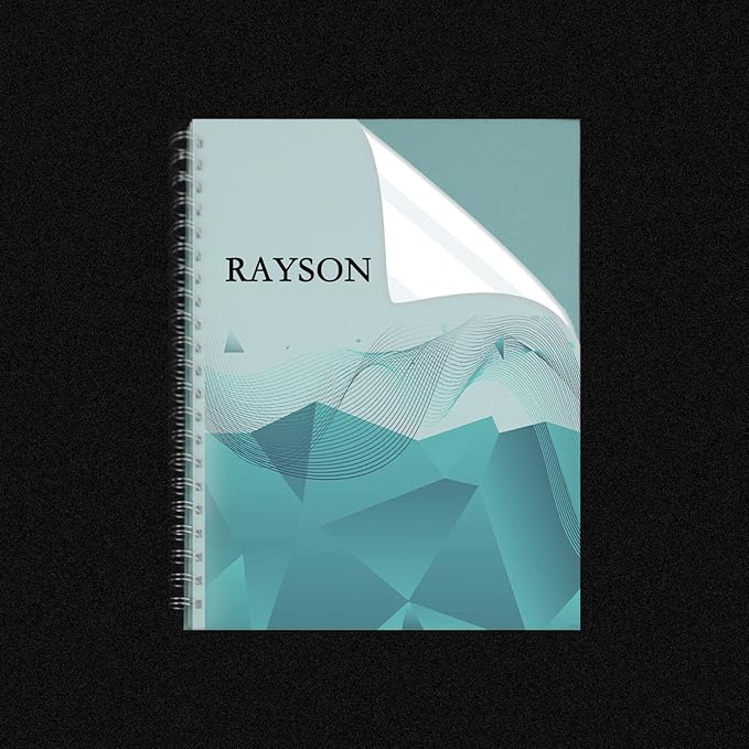 Rayson Clear Binding Cover - 12 mil Polypropylene, 8-1/2 × 11 inches, Durable Un-Punched Plastic Presentation Covers, 50-Pack (PP350C)