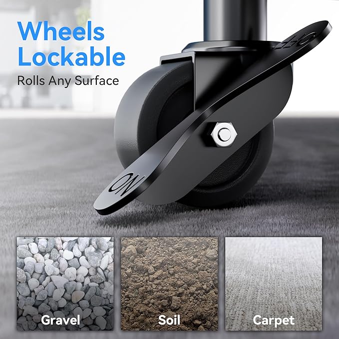 Gift Wrap Storage - Blueprint Holder with Wheels,12 Slots Wrapping Paper Organizer Storage, Sturdy Cart for Organizing Construction Plans, Artwork,Map,Posters in Home/Office/School