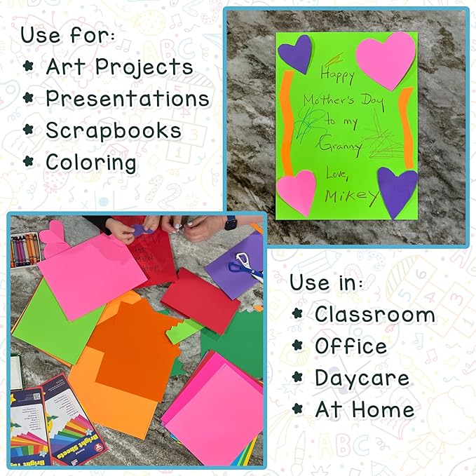 Hygloss Dark Green Bright Colored Cardstock - 8.5x11-Inch, 90 Sheets, 65 lb/ 176 gsm, Fade-Resistant, Acid-Free Color Card Stock Paper