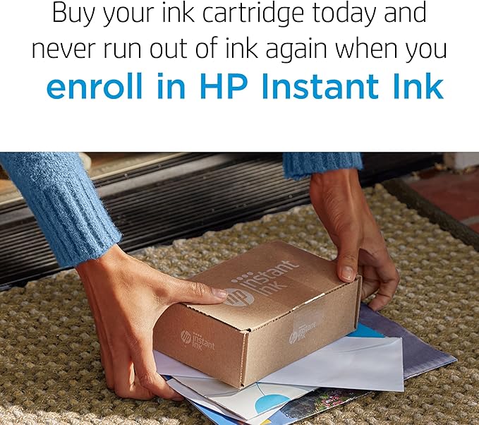 HP 67 Black Ink Cartridge for HP Printers | Works with DeskJet 1255, 2700, 4100 and ENVY 6000, 6400 Series, Eligible for Instant Ink, 3YM56AN