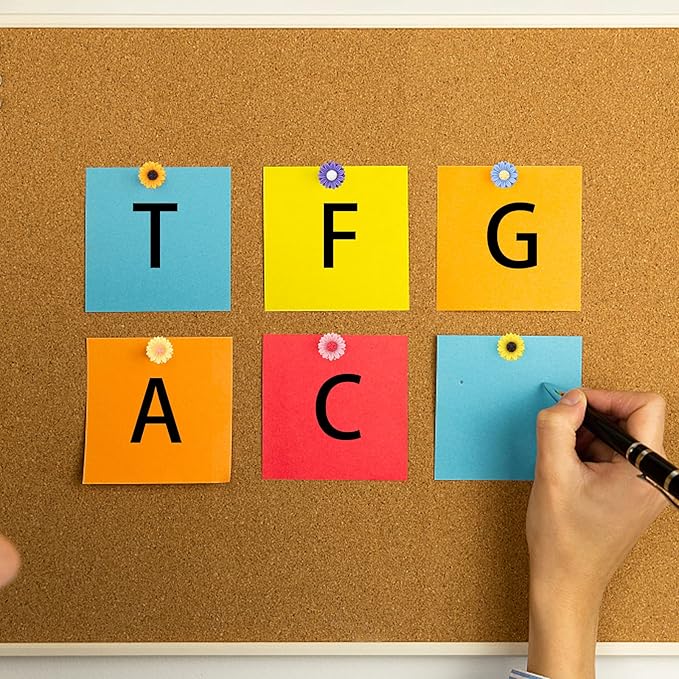 40Pcs Mix Color Push Pins Decorative Flower Push Pins for Cork Board Photo Wall Office Or Home Decoration