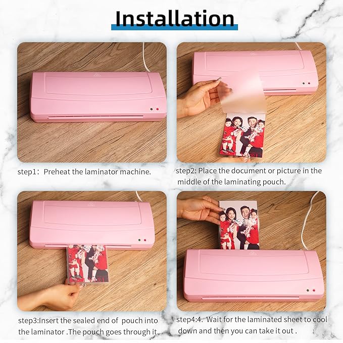 Uinkit 4Mil 100Pack Legal Size Laminating Sheets, 9X14.5-Inches Laminate Pouches, Extra Protector for Clear Photo Sticker Papers, Use in Office School Supplies with Thermal Laminator Machine