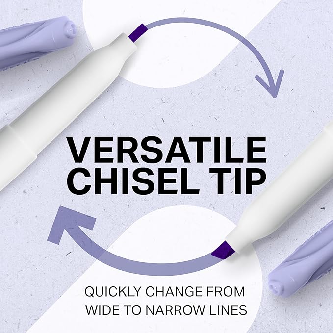 Sharpie S-Note Creative Markers, Pastel Highlighters, Art Marker Set, Assorted Colors, Chisel Tip, 24 Count - School, Home, and Office Use, Teacher Supplies