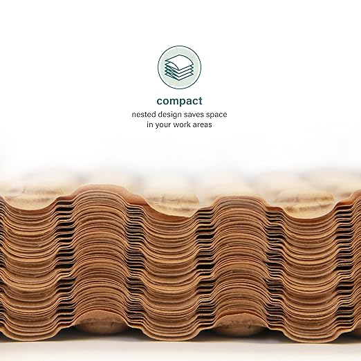 Elementree Paper Bubble Wrap Sheets for Packing, Moving, & Shipping - 12" x 12" x 250' - Eco-Friendly Kraft Bubble Paper - Recyclable Cushioning Wrap - Made in the USA (01913)