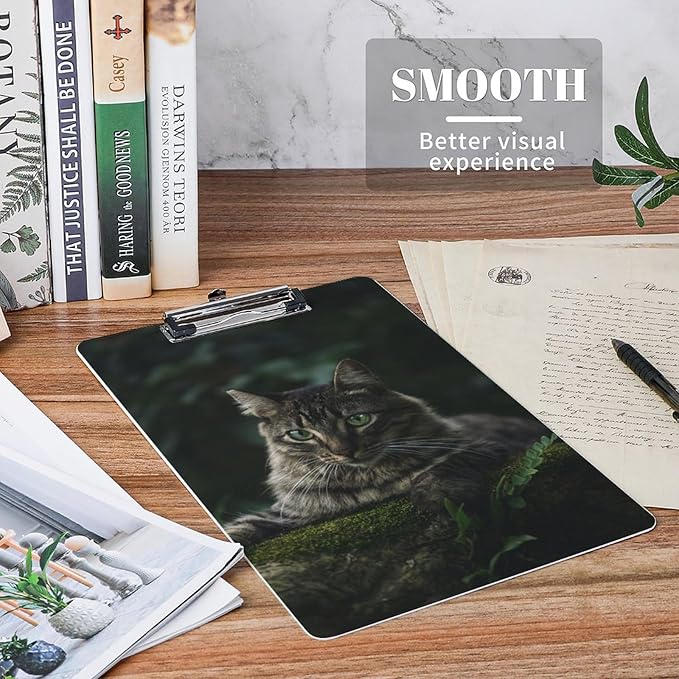 Personalized Double-Sided Custom Clipboard - Add Your Photo, Text - Simple Fashion Clipboard for Paper Documents, Notebooks, Magazines, Photos, Stamps