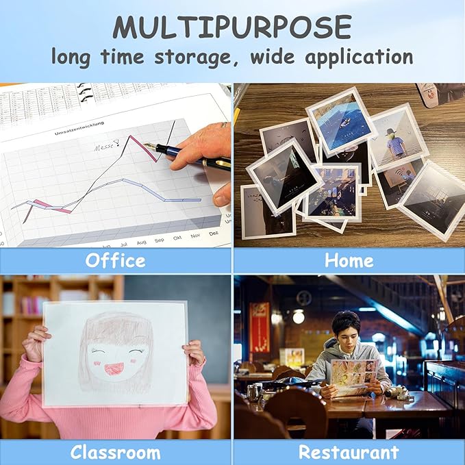 Clear Thermal Laminating Pouches 5mil Letter Size Plastic Laminator Sheets 9 x 11.5 Inch (5 mil 600 pcs)