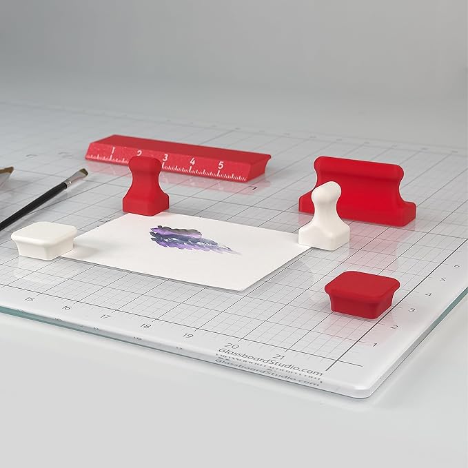 Glassboard Studio MiniPawn Magnet - Strong Neodymium Rare Earth Magnets for Fridge, Whiteboard, Locker & Magnetic Glassboards - Ideal for Crafting & Office Use - Strong Fridge Magnets (Ice Blue, 12)