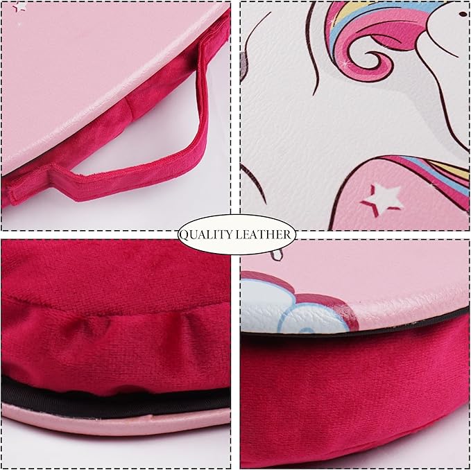 Pets Lap Desk - Lapdesk Fits up to 11.6 Inch laptops - Drawing Table and Craft Desk (1-Unicorn)