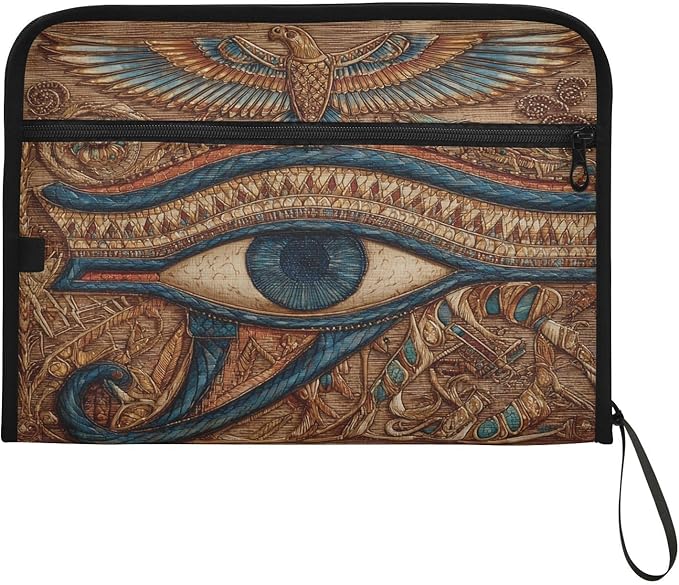 Art Brown Eye Expanding File Organizer with 13 Pockets Accordion File Folders with Labels,Portable Document Paper Bill Receipt Organizer,Home College School Office Supplies, Letter Size