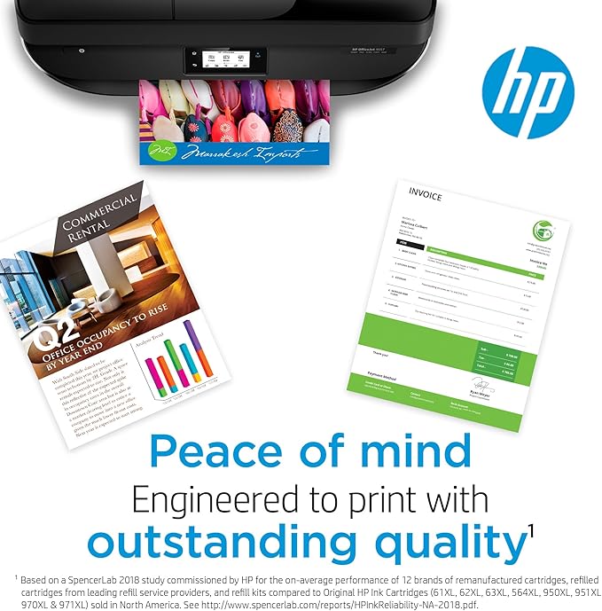 HP 63XL Black High-yield Ink Cartridge | Works with HP DeskJet 1112, 2130, 3630 Series; HP ENVY 4510, 4520 Series; HP OfficeJet 3830, 4650, 5200 Series | Eligible for Instant Ink | F6U64AN