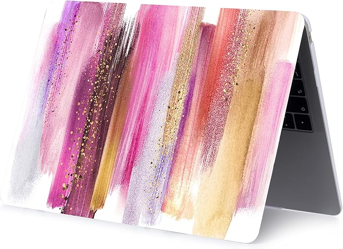 Bandless Protective Case Compatible with MacBook Pro 14 Inch 2021 M1 Pro/Max Model A2442, Plastic Laptop Hard Shell Case with Keyboard Cover Skin for MacBook Pro 14'' with Touch ID - Colored Graffiti