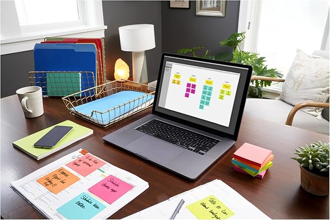 Post-it Pop-up Notes 3x3 in, 12 Pads, America's’s #1 Favorite Sticky Notes, Alternating Colors, Poptimistic Collection. Clean Removal, Recyclable (R330-N-ALT)