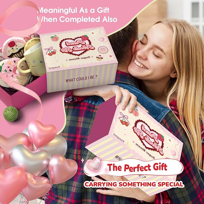 yuegool 6PCS Punch Needle Coaster Kit,Easy DIY Embroidery Set for Beginners, Kids & Adults with Patterns, Tools, Yarns, Hoop, Instructions & Coaster Holder