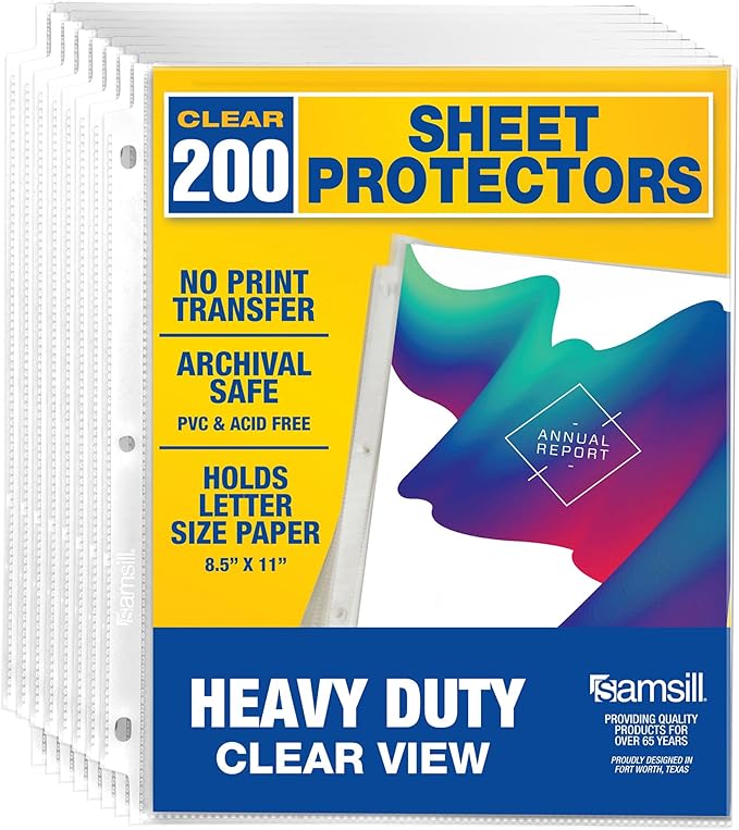 Heavy Duty Sheet Protectors