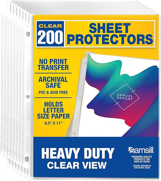 Heavy Duty Sheet Protectors