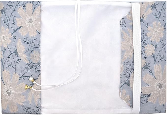 BLBMH Book Covers for Paperbacks Fit for 5.5x8.5 inch Adjustable BookCover for Women Soft Cloth Protector for Notebook Journal Book Lovers Gifts - Daisy 8.5in