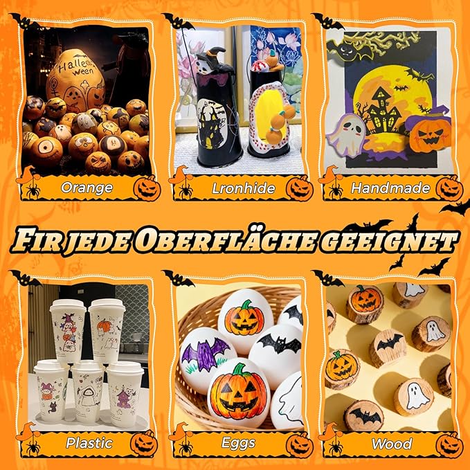 TBC The Best Crafts 48 Colors Dual Tip Acrylic Paint Markers, Double zipper design Topgrade Canvas bag,Waterproof, Non-Toxic, odorless, Suitable for Paper,Pottery, Stones, Glass,outdoor painting