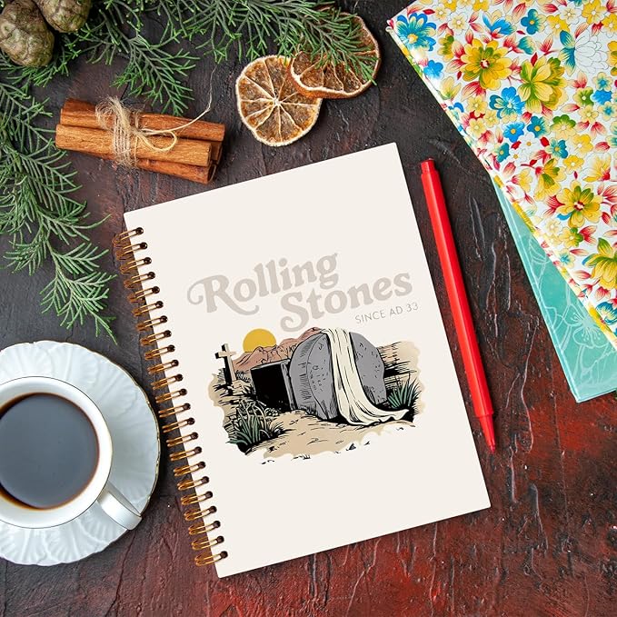 JXREQ Funny Christian Bible Notebook Journal for Note Taking Bible Note, Bible Journaling Notebook Prayer Journal for Women, Scripture Journal, Church Notes Notebooks 5.5x8.3