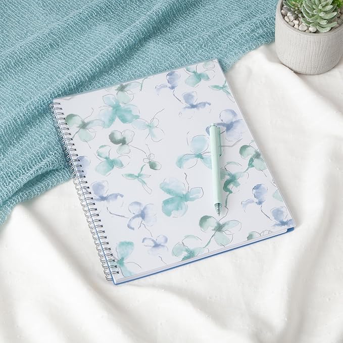 Blue Sky 2025 Weekly and Monthly Planner Calendar, January 2025 - December 2025, 8.5" x 11", Flexible Frosted Cover, Laminated Tabs, Wirebound, Storage Pocket, Lindley