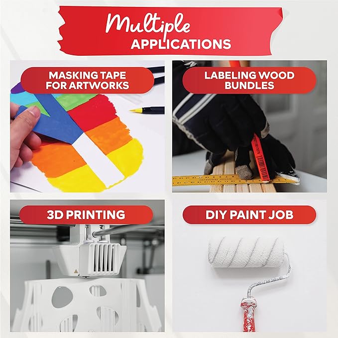 XFasten Professional Blue Painters Tape 2.5-Inches x 60-Yards (Single Pack) Blue Painters Masking Tape Bulk - Sharp Edge Line Technology, Produces Sharp Lines | Residue-Free Wall Trim Tape