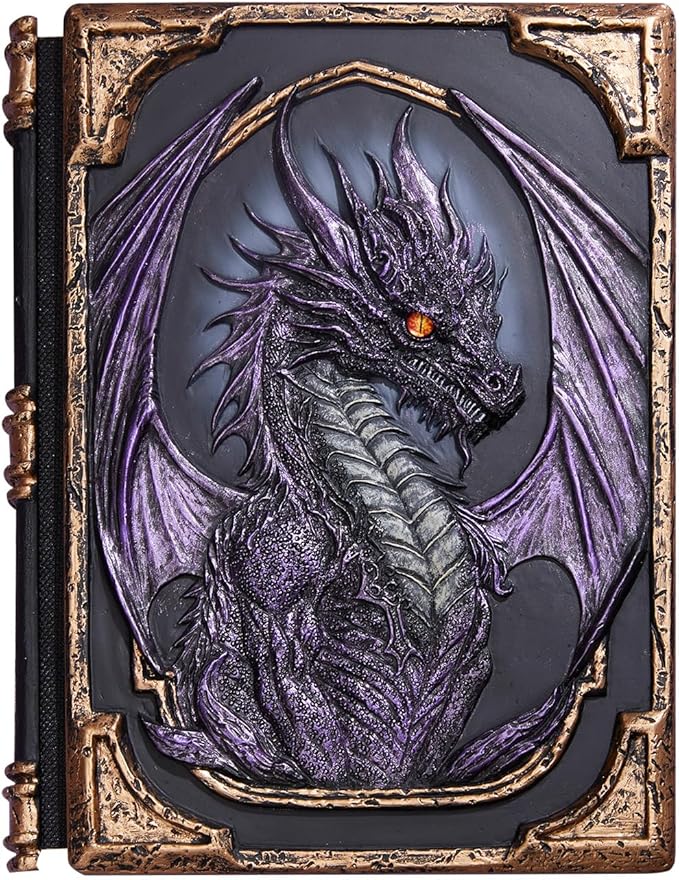 3D relief design notebook Stereo Notepad with Dragon Relief and Vintage Cover, sketchbooks, school supplies，office supplies，journal - Perfect for Writing, Drawing, and as a Birthday or Halloween, Christmas Gift