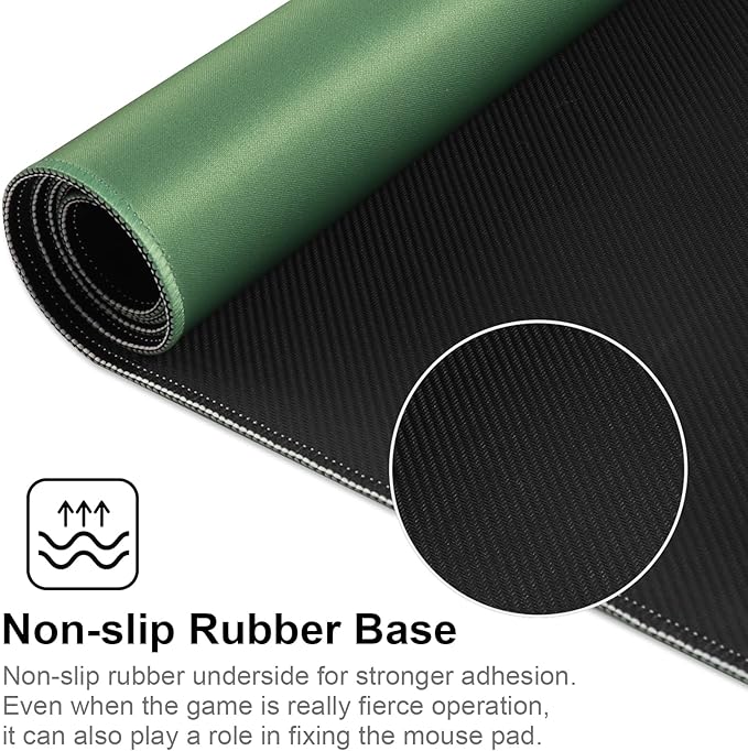 XXL Gaming Mouse Pad 35.4x15.7 Professional Large Mouse Pad & Computer Game Mouse Mat-90x40 Olivegreenus