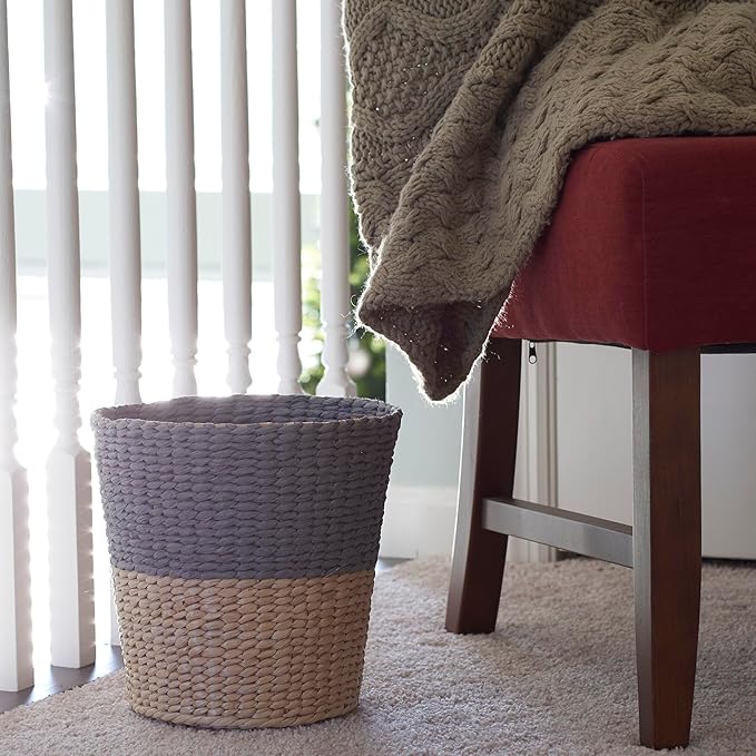 Household Essentials ML-6620 Cattail and Paper Waste Basket