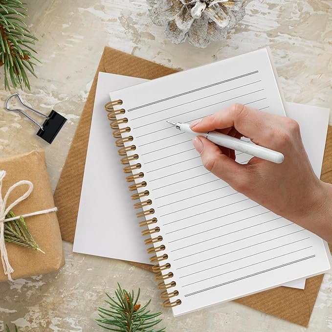 QLMX Work Hard Motivational Spiral Notebook, Inspirational Journal Notebook, Beige Motivational Gifts Notebooks for Work, Inspirational Office Supplies Gifts for Women Men Coworkers Employee, 5.5x8.3